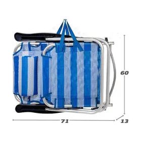 Kokkupandav Tool Aktive Valge Meresinine 48 x 48,5 x 84 cm Meremees