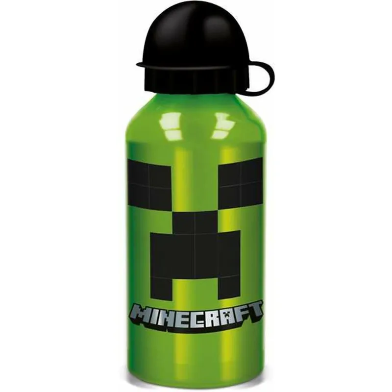 Pullo Minecraft Creeper Green 400 ml Silikoni Alumiini