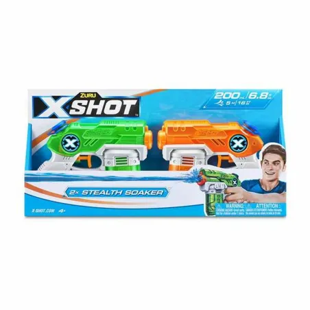 Vandens pistoletas X-Shot Warfare Double Small Stealth 2 Dalys 16 x 13 x 3 cm