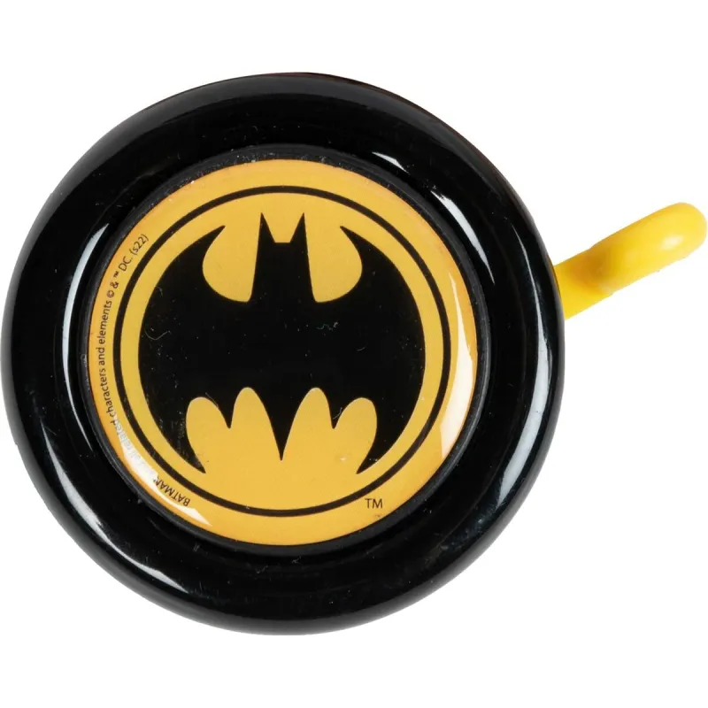 Vaikiškas dviračio varpas Batman CZ10963 Juoda/Geltona
