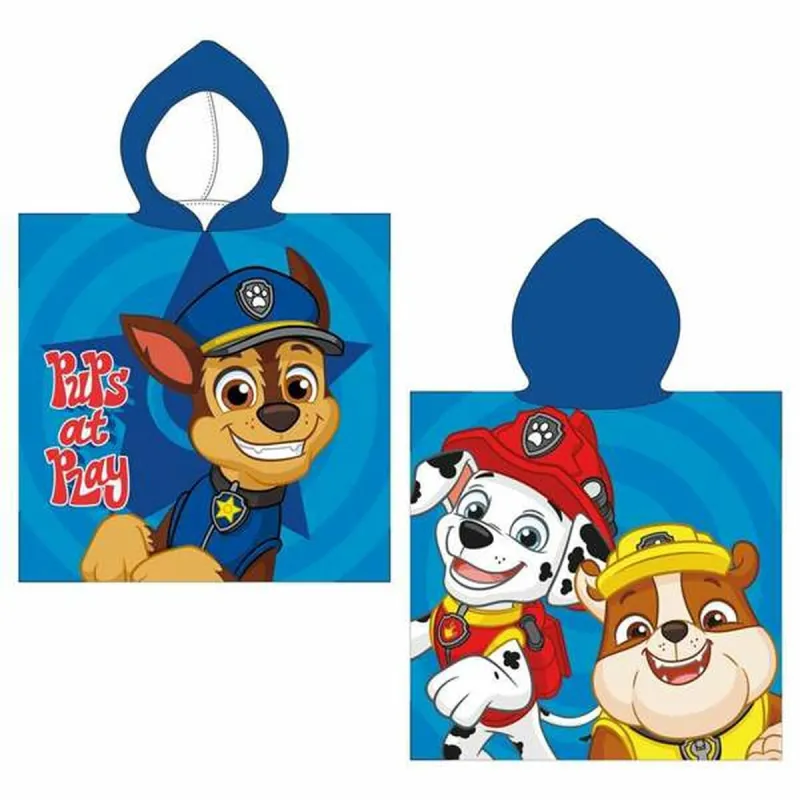 Paplūdimio rankšluostis The Paw Patrol Mėlyna 50 x 115 cm