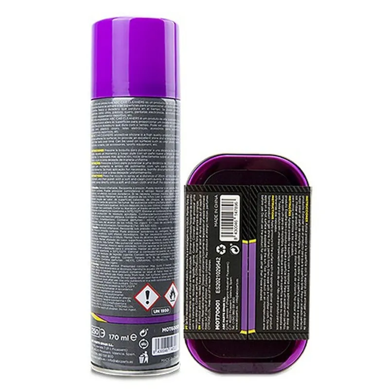 Valymo ir laikymo rinkinys ABC Parts ZABC12202 Prietaisų skydelio valiklis Naujas automobilis 170 ml 2 Dalys