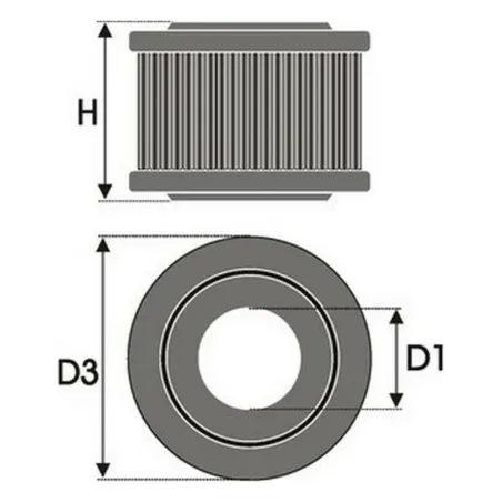 Воздушный фильтр Green Filters R086753