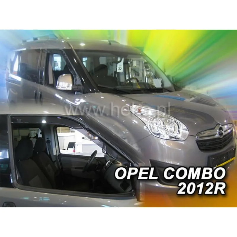 Vēja deflektors HEKO HO15166 FIAT DOBLO II Priekšējais 2 Daudzums