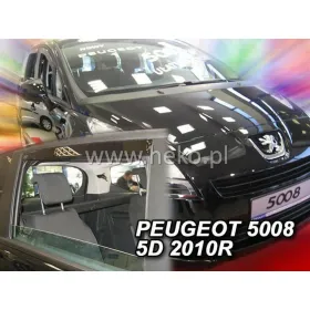 Wind deflector HEKO HO26142 PEUGEOT I 5008 Rear Forward 4 Pieces