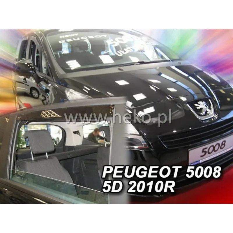 Vėjo deflektorius HEKO HO26142 PEUGEOT I 5008 Galinis Persiųsti 4 Dalys