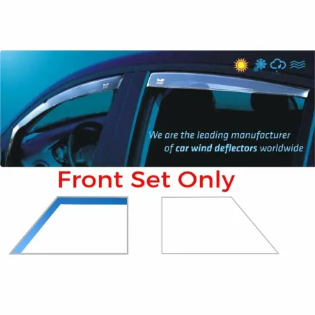 Vēja deflektors HEKO HO31008 VOLKSWAGEN CRAFTER II 2 Daudzums