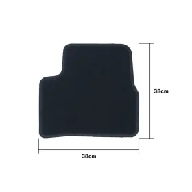Lame taldrik Bidasoa Ikonic Valge Keraamiline 26,5 x 25,7 x 1,5 cm (4 Ühikut) (Pack 4x)