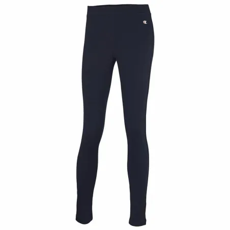 Moteriškos sportinės tamprės Champion C Logo Cotton Stretch W Tamsiai mėlyna