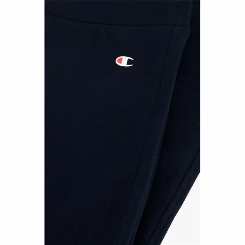 Moteriškos sportinės tamprės Champion C Logo Cotton Stretch W Tamsiai mėlyna