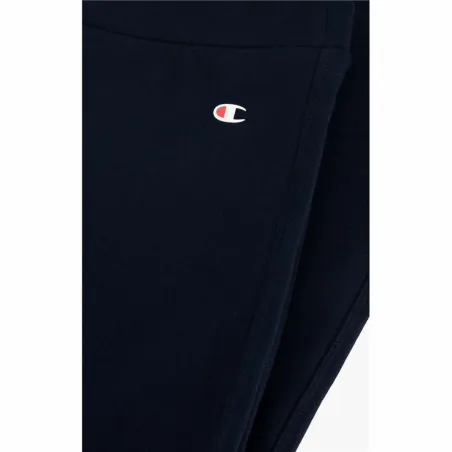 Moteriškos sportinės tamprės Champion C Logo Cotton Stretch W Tamsiai mėlyna