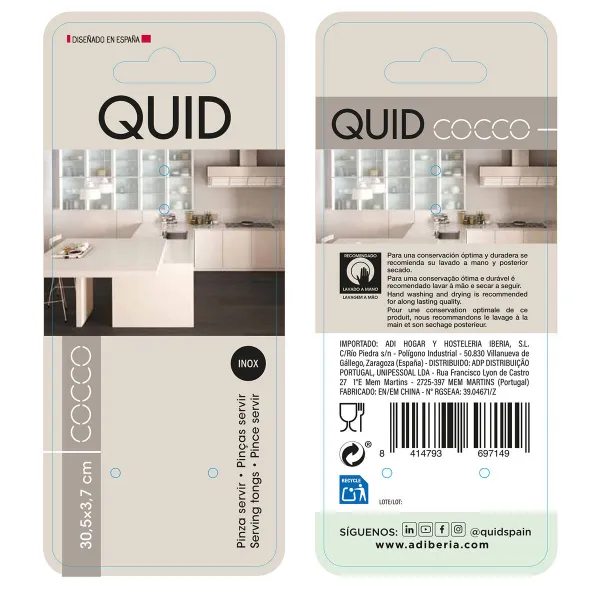 Servēšanas standziņas Quid Cocco (30,5 × 3,7 cm)