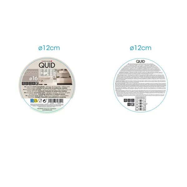 Kauss Quid Cocco Metāls Bakelīts (16 cm)