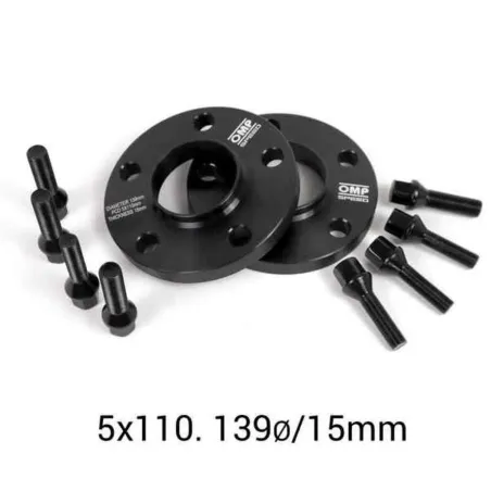 Separatoriai OMP OMPS08611501 5 x 110 65,1 M14 x 1,5 + M12 x 1,25 15 mm