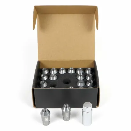 Set Mutterit OMP Antrasiitinharmaa 40 mm 20 uds M12 x 1,50