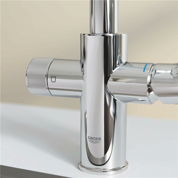 Kitchen Tap Grohe  Blue Pure StartCurve Metal C-shaped