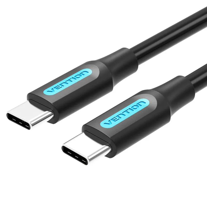 USB laidas Vention COSBH Juoda 2 m