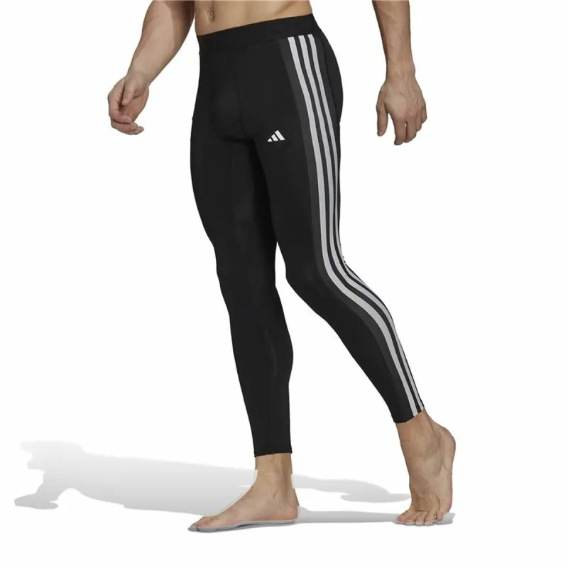 Miesten urheilutrikoot Adidas Tf 3S L Tight Musta (2XL)