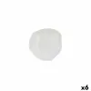 Appetizer Set Ariane Earth White Ceramic Ø 17 cm (6 Units)