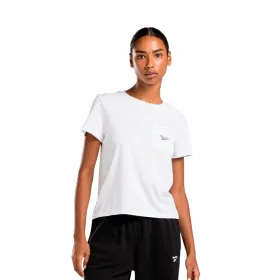 Lühikeste varrukatega T-särk, naiste Reebok Identity Small Logo Valge (XS)