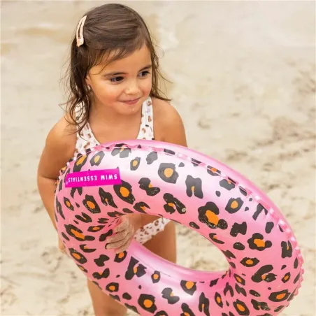Piepūšams Pludiņš Swim Essentials Leopard Gaiši Rozā