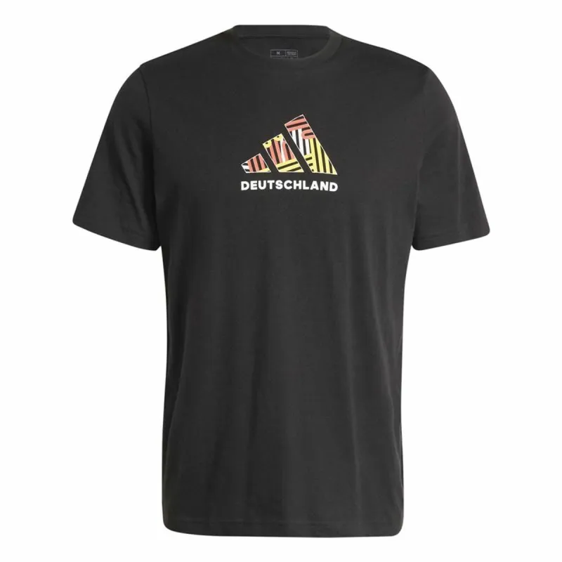 Sportiniai marškinėliai su trumpomis rankovėmis, vyriški Adidas Football Germany Fan Graphic (XL)