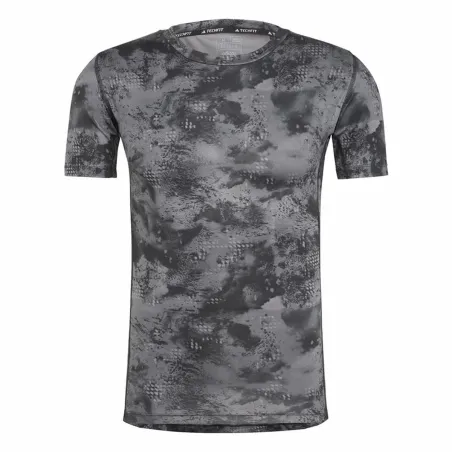 Vīriešu Krekls ar Īsām Piedurknēm Adidas Techfit Training Aop (2XL)