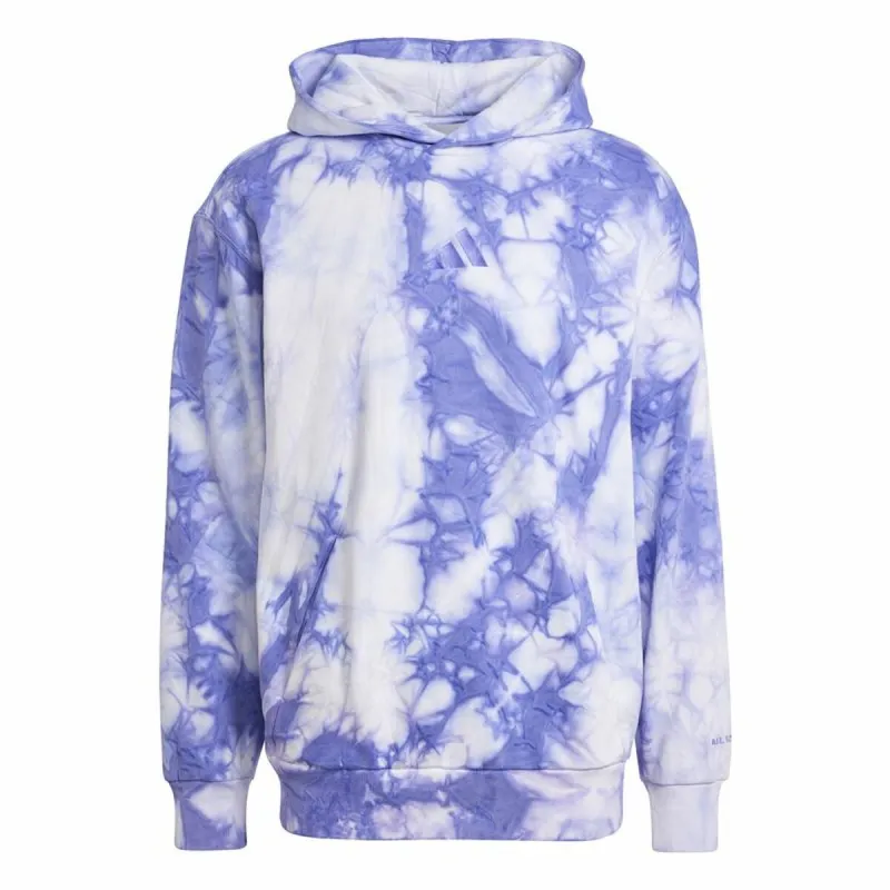 Толстовка с капюшоном мужская Adidas All Szn Fleece Wash Hoodie Синий XS