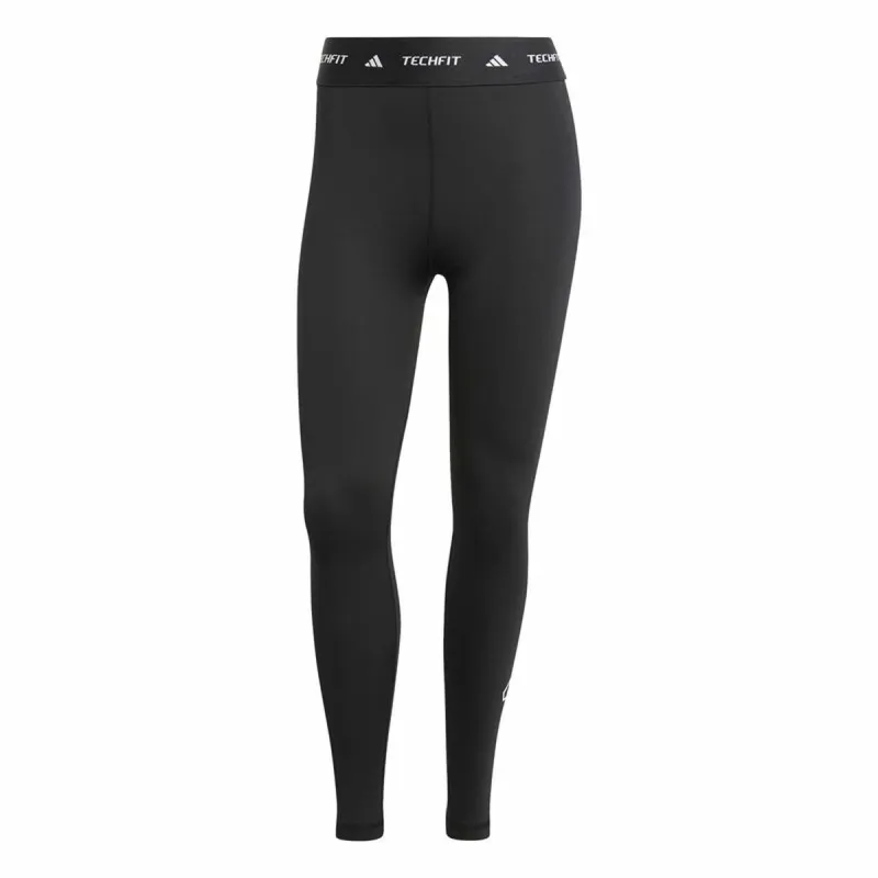 Sieviešu Sporta Zeķubikses Adidas Techfit Graphic 7/8 Melns