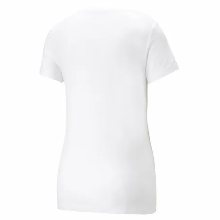 Women’s Short Sleeve T-Shirt Puma Ess+ Nova Shine White
