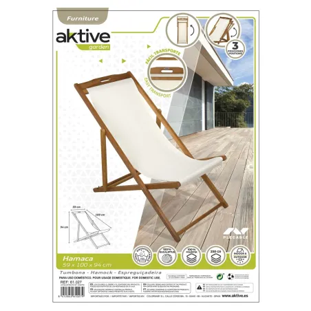 Hamakas Aktive Balta Akacija 59 x 100 x 94 cm