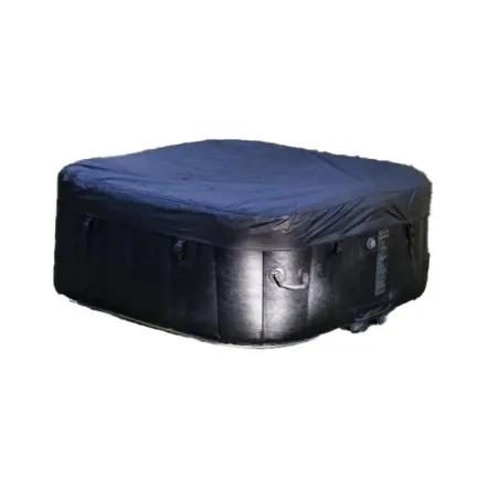 Inflatable Spa Sunspa Kvadrāta Melns 6 personas (185 x 185 x 65 cm)