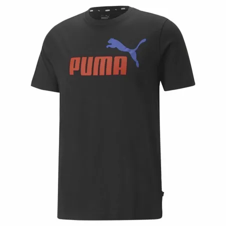 Men’s Short Sleeve T-Shirt Puma 586759 62 Black (L)