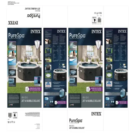 Pripučiamas SPA Intex 218 x 71 x 218 cm 1098 L