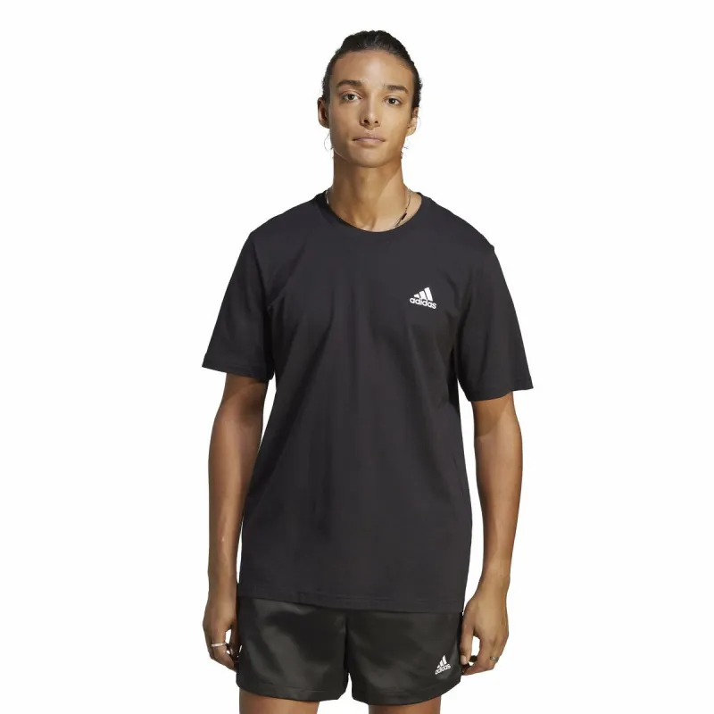 Vīriešu Krekls ar Īsām Piedurknēm Adidas Training Melns