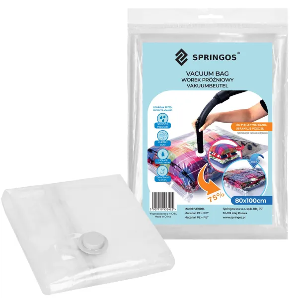 Vacuum bag Springos VB0014 80x100cm