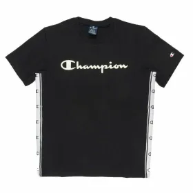 Vīriešu Krekls ar Īsām Piedurknēm Champion Melns