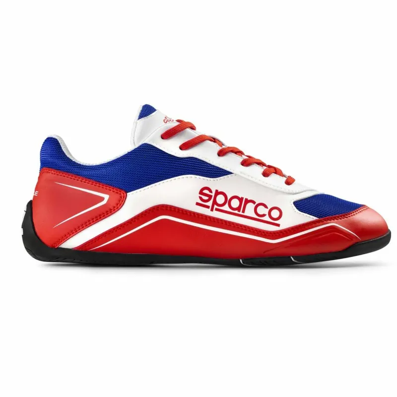 Võidusõidu poolsaapad Sparco S-POLE T Punane