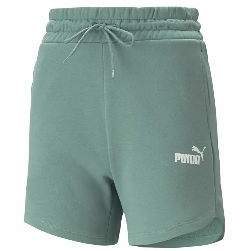 Vyriški sportiniai šortai Puma Ess 5" High Waist Akvamarinas Žalia