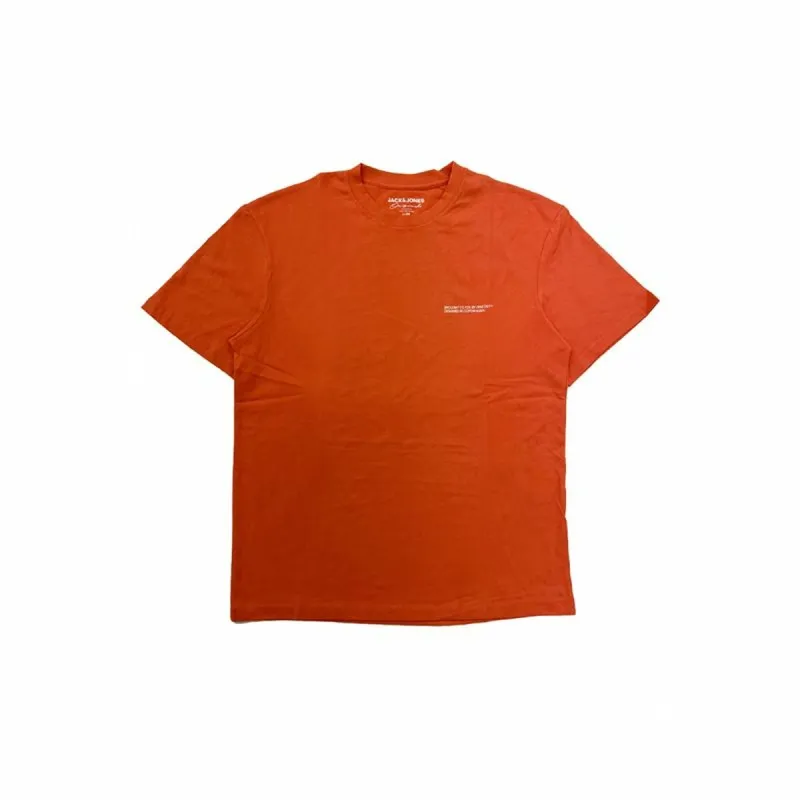 Vyriški marškinėliai su trumpomis rankovėmis Jack & Jones Jorvesterbro Back Tee Ss Crew Ruda