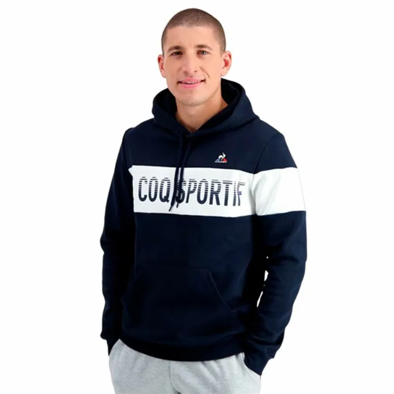 Толстовка с капюшоном унисекс Le coq sportif BAH Hoody N°1 Тёмно Синий