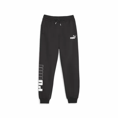 Sportinės kelnės vaikams Puma Power Colorblock Juoda