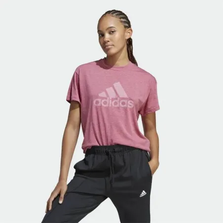 Moteriški marškinėliai su trumpomis rankovėmis Adidas Winrs 3.0 Šviesiai rožinis