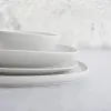 Bowl Bidasoa Fosil White Ceramic Squared