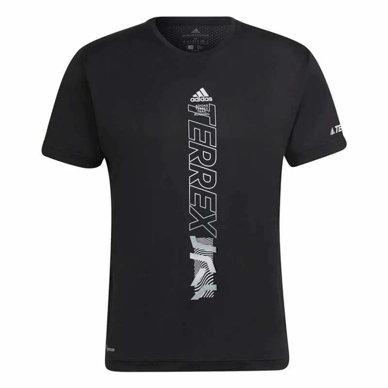 Vyriški marškinėliai su trumpomis rankovėmis Adidas Agravic Juoda