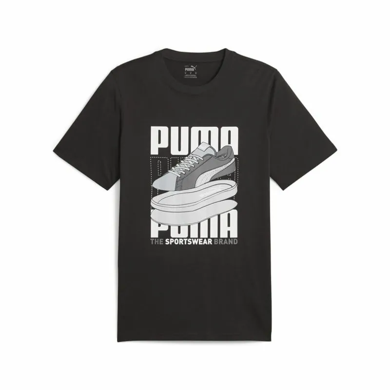 Vyriški marškinėliai su trumpomis rankovėmis Puma Graphiccs Sneaker Juoda