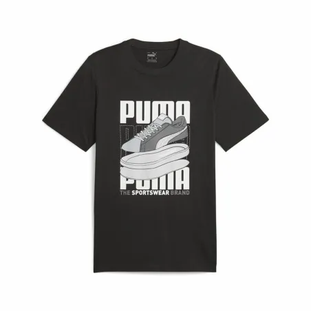 Vyriški marškinėliai su trumpomis rankovėmis Puma Graphiccs Sneaker Juoda