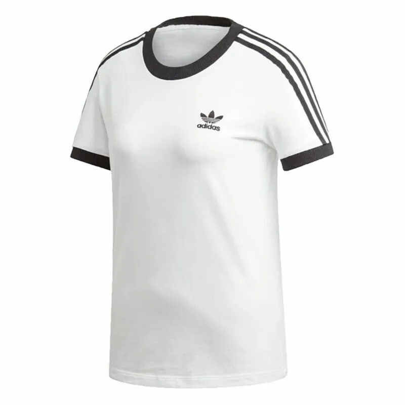 Moteriški marškinėliai su trumpomis rankovėmis Adidas Balta