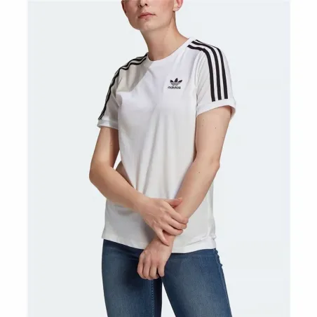 Moteriški marškinėliai su trumpomis rankovėmis Adidas Balta
