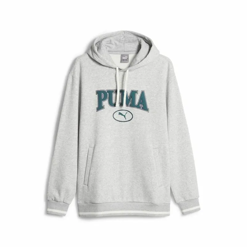 Толстовка с капюшоном мужская Puma Squad Fl Светло-серый